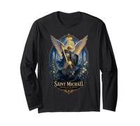 Saint Michael Defend Us in Battle Quis Ut Deus Archange Art Manche Longue