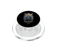 Saint Michael Defend Us in Battle Quis Ut Deus Archange Art PopSockets PopGrip pour MagSafe