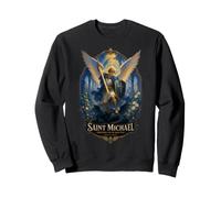 Saint Michael Defend Us in Battle Quis Ut Deus Archange Art Sweatshirt