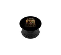 Saint Michael Defender of Heaven Warrior Angel Icône Art PopSockets PopGrip Adhésif