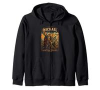 Saint Michael Defender of Heaven Warrior Angel Icône Art Sweat à Capuche