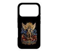 Saint Michael Quis Ut Deus Archange Épée et Roses Art Coque pour iPhone 17 Pro