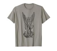 Saint Michel Archange Ange Catholique Guerrier T-Shirt