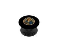 Saint Michel Archange Byzantin Ovale Sacré Portrait Art PopSockets PopGrip Adhésif