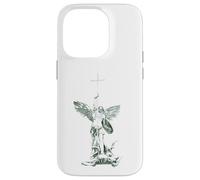 Saint Michel Archange Death is Swallowed Up in Victory Coque pour iPhone 14 Pro