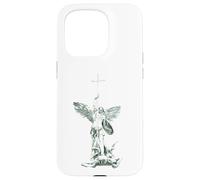 Saint Michel Archange Death is Swallowed Up in Victory Coque pour iPhone 15 Pro