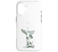 Saint Michel Archange Death is Swallowed Up in Victory Coque pour iPhone 16