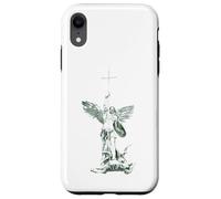 Saint Michel Archange Death is Swallowed Up in Victory Coque pour iPhone XR