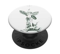 Saint Michel Archange Death is Swallowed Up in Victory PopSockets PopGrip Adhésif
