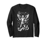 Saint Michel Archange Defend Us in Battle Catholic St Manche Longue