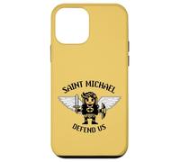 Saint Michel Archange Defend Us Pixel Catholic St Coque pour iPhone 12 Mini