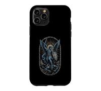 Saint Michel Archange Gothique vaincre l'art sacré démon Coque pour iPhone 11 Pro