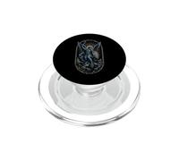 Saint Michel Archange Gothique vaincre l'art sacré démon PopSockets PopGrip pour MagSafe