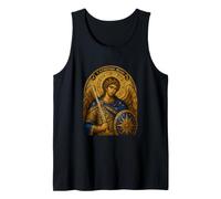 Saint Michel Archange Grec Orthodoxe Icône Sacrée Art Foi Débardeur