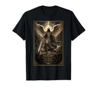 Saint Michel Archange Guerrier Ange Sacré Icône Art Foi T-Shirt