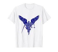 Saint Michel, Archange Guerrier De La Justice. La Foi T-Shirt, Homme, Blanc, 4XL