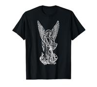 Saint Michel Archange, Maître des Anges T-Shirt Graphique avec Valeur