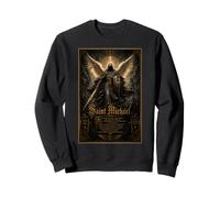 Saint Michel Archange Médiéval Gothique Art Sacré Foi Sweatshirt
