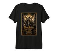 Saint Michel Archange Médiéval Gothique Art Sacré Foi T-Shirt Haut de Gamme