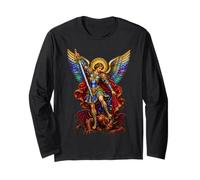 Saint Michel Archange Overpowering Demon Manche Longue