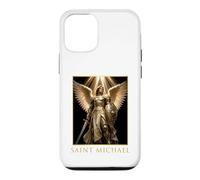 Saint Michel Archange Portrait Armure Angélique Art Coque pour iPhone 12/12 Pro