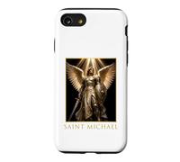 Saint Michel Archange Portrait Armure Angélique Art Coque pour iPhone SE (2020) / 7/8
