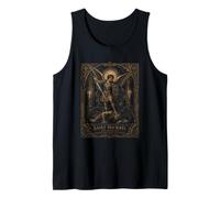 Saint Michel Archange Quis Ut Deus Gothic Icône Art Faith Débardeur