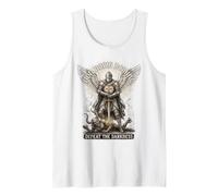 Saint Michel Archange Templier Knight Defeat Darkness Sword Débardeur