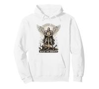 Saint Michel Archange Templier Knight Defeat Darkness Sword Sweat à Capuche