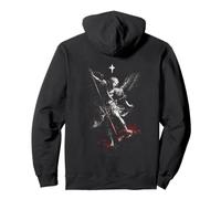 Saint Michel Archange vaincre Satan Christian Sweat à Capuche