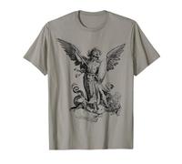 Saint Michel Archange vaincre Satan Christian T-Shirt