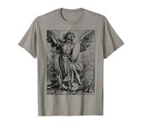 Saint Michel Archange vaincre Satan Christian T-Shirt