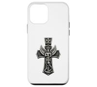 Saint Michel Crushing Serpent Croix chrétienne Coque pour iPhone 12 Mini