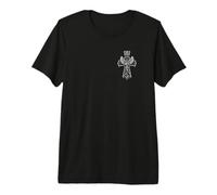 Saint Michel Crushing Serpent Croix chrétienne T-Shirt Haut de Gamme