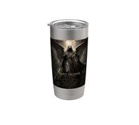 Saint Michel Defender Ange Dark Sacred Icône Art Faith Gobelet isotherme en acier inoxydable double paroi