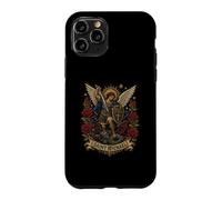 Saint Michel, défendez-Nous au Combat, icônes Gothiques sacrées Coque pour iPhone 11 Pro