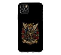 Saint Michel, défendez-Nous au Combat, icônes Gothiques sacrées Coque pour iPhone 11 Pro Max