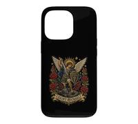 Saint Michel, défendez-Nous au Combat, icônes Gothiques sacrées Coque pour iPhone 13 Pro