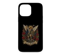 Saint Michel, défendez-Nous au Combat, icônes Gothiques sacrées Coque pour iPhone 13 Pro Max