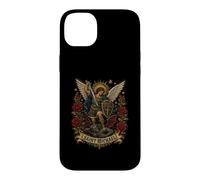 Saint Michel, défendez-Nous au Combat, icônes Gothiques sacrées Coque pour iPhone 14 Plus