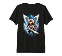 Saint Michel l'Archange Anime Ange Catholique Guerrier T-Shirt Haut de Gamme