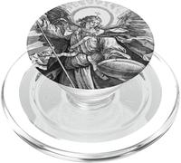 Saint Michel l'Archange Catholique Ange Guerrier PopSockets PopGrip pour MagSafe