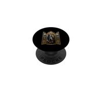 Saint Michel Lily Cathédrale Gothique Icône Sacrée Art PopSockets PopGrip Adhésif