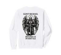 Saint Michel Nous défend au Combat - Prière catholique Sweatshirt