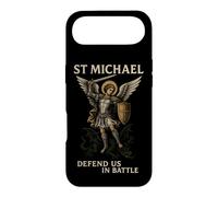 Saint Michel Nous défend dans la Bataille Foi catholique chrétienne Coque pour iPhone Air