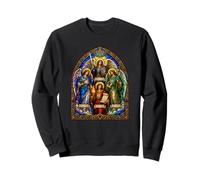 Saint Michel Uriel Gabriel Raphael Gothique Ange icône Art Sweatshirt