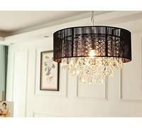 Saint Mossi Moderne K9 Crystal Raindrop Chandelier Éclairage Plafonnier LED Plafonnier Luminaire Suspension Pour Salle À Manger Salle De Bains Chambre À coucher Salon Largeur 43 x Hauteur 27 cm