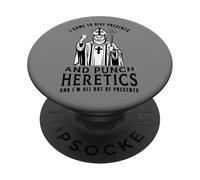 Saint-Nicolas est Venu Offrir des Cadeaux aux hérétiques PopSockets PopGrip Adhésif