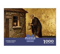 Saint Nicolas, évêque de Myre Puzzle en Bois Imperméable DIY Puzzles De 1000 Pièces pour Adultes Cadeaux Coloré Jeux Éducatifs