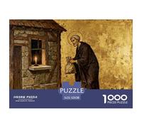 Saint Nicolas, évêque de Myre Puzzle en Bois Imperméable Puzzles De 1000 Pièces pour Adultes Cadeaux Amusant Jeux De Stimulants
